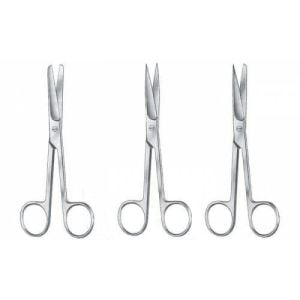 Medikaltec Cerrahi Makas 14,5 cm Sivri / Sivri 3 ADET (Medikaltec788) - Görsel 1 (Ön görünüm)