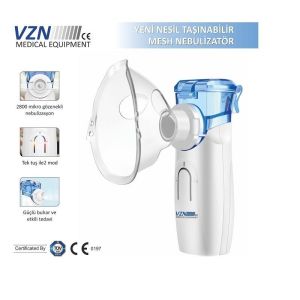 VZN Yeni Nesil Taşınabilir Mesh Nebüliza - Medikaltec Yeni Nesil Taşınabilir Mesh Nebülizatör