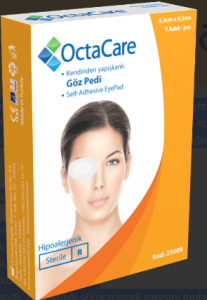 Medikaltec Steril Göz Pedi 6,5 cm x 9,5 cm 5 Adet Medikaltec4810 - Görsel 1 (Ön görünüm)
