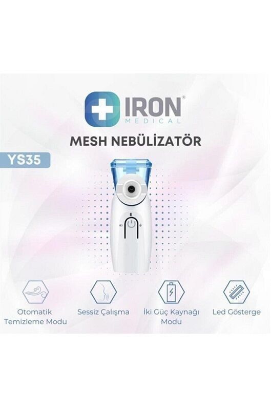 Iron Mesh Nebülizatör Model: Ys35 boyut: - Medikaltec Iron Mesh Nebülizatör Medikaltec9466 - Görsel 1 (Ön görünüm)