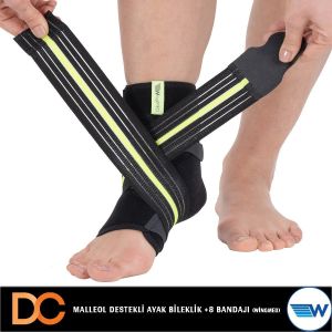 Malleol Destekli Ayak Bilekliği LN-2870 - Medikaltec Mall Destekli Ayak Bilekliği LN- Medikaltec6028 - Görsel 3 (Ön görünüm)