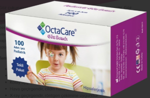Medikaltec Pediatrik Göz Pedi Kız 5 cm x 6,2 cm 100 Adet Medikaltec4814 - Görsel 1 (Ön görünüm)