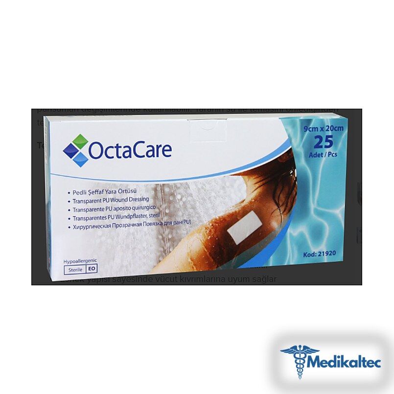 Medikaltec Şeffaf Yara Örtüsü 9 cm x 20 cm 25 Adet Medikaltec4816 - Görsel 1 (Ön görünüm)