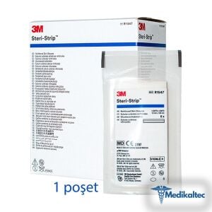 Steri strip Dikiş Bandı 12mm x 100mm R1547 1 Poşet