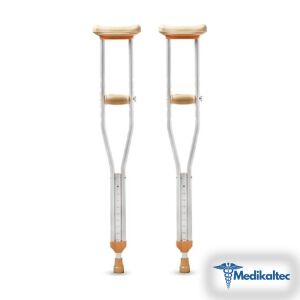 Medikaltec Lüks Krem Koltuk Değneği Pimli (çift) - Beden: S (w 1123-s) Medikaltec2812 - Görsel 1 (Ön görünüm)