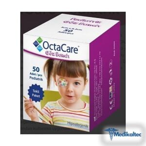 Medikaltec Pediatrik Göz Pedi Kız 5 cm x 6,2 cm 20 Adet Medikaltec4820 - Görsel 1 (Ön görünüm)