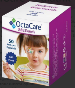 Medikaltec Pediatrik Göz Pedi Kız 5 cm x 6,2 cm 20 Adet Medikaltec4820 - Görsel 1 (Ön görünüm)