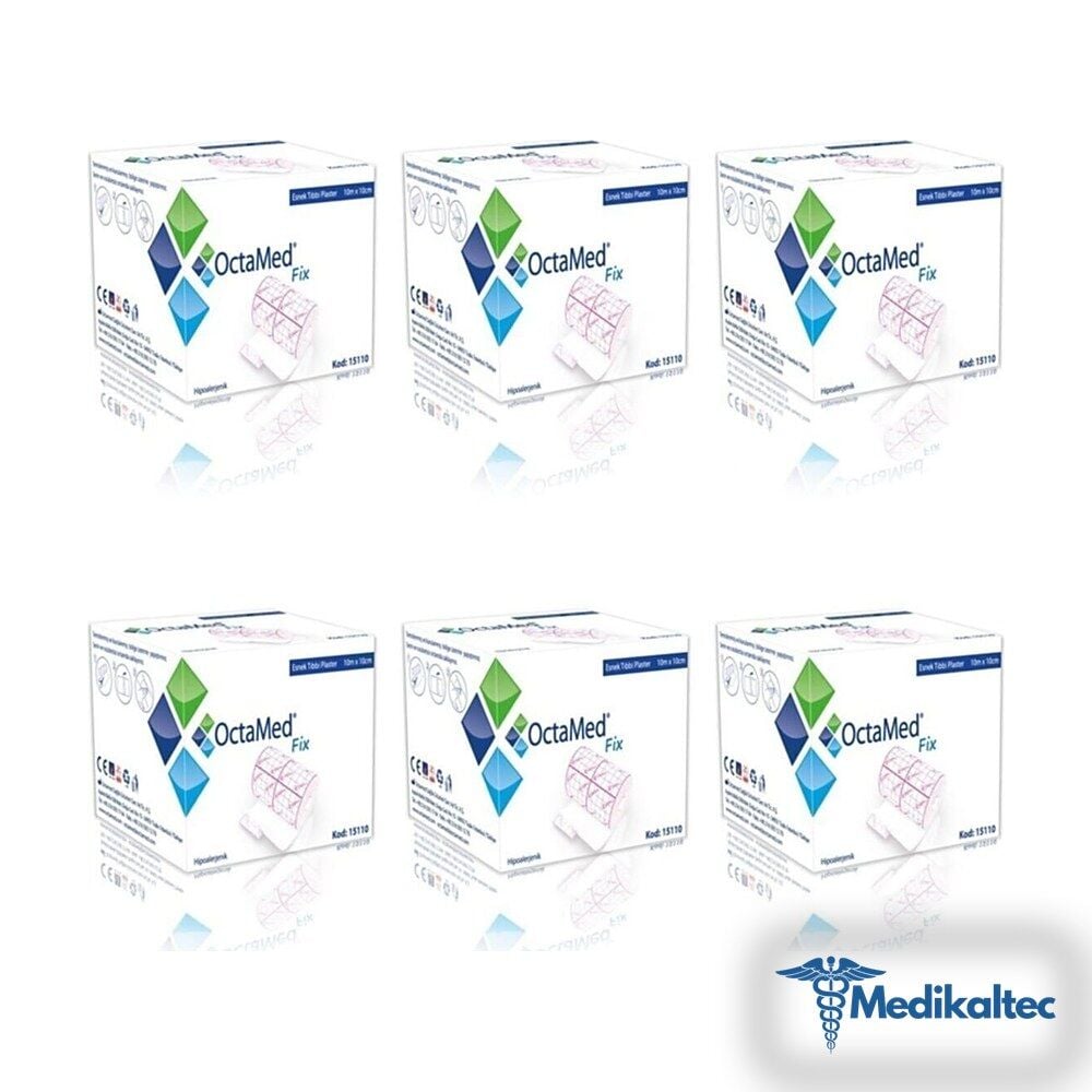 Medikaltec Fix Esnek Tıbbi Flaster Hipoalerjenik 10m X 10cm, 6 Adet Medikaltec3819 - Görsel 1 (Ön görünüm)