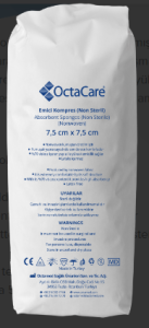 Medikaltec Emici Kompres 4 Kat Non Steril 7,5cm x 7,5cm 200 Adet Medikaltec4828 - Görsel 1 (Ön görünüm)