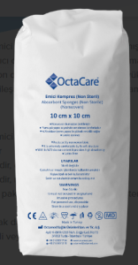 Medikaltec Emici Kompres 4 Kat Non Steril 10cm x 10cm 200 Adet Medikaltec4830 - Görsel 1 (Ön görünüm)