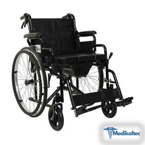 Medikaltec Lazımlıklı Katlanır Tekerlekli Sandalye - Görsel 1