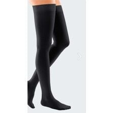 Medi Mediven Elegance/ccl1 Diz Üstü Siya - Medi Mediven Elegance/ccl1 Diz Üstü Siyah Renkli Varis Çorabı