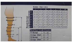 Medikaltec Dizaltı Burnu Açık CCL2 Bej Varis Çorabı NO:2