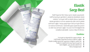 Medikaltec Elastik Sargı Bezi 5 cm x 4 m 50 Adet Medikaltec4844 - Görsel 1 (Ön görünüm)
