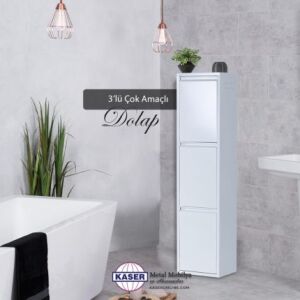 Medikaltec Çok Amaçlı Dolap Beyaz 3’lü | Ev ve Ofisler İçin Uygun Seçim