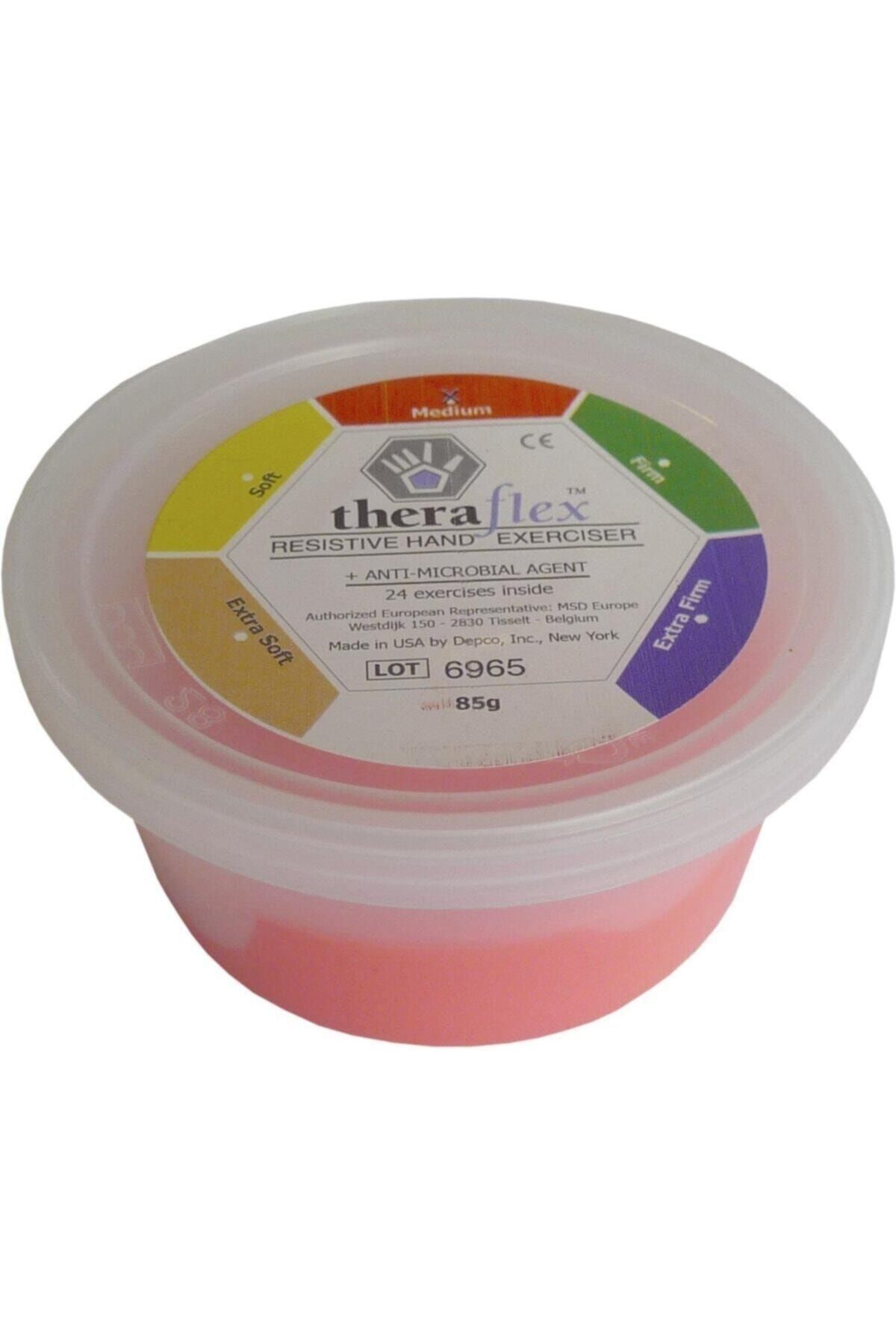 Medikaltec Theraflex Putty El Egzersiz Hamuru Kırmızı Renk (orta) 85 gr Medikaltec3839 - Görsel 1 (Ön görünüm)