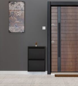 Medikaltec 2’li Metal Ayakkabılık (Siyah) | Fonksiyonel ve Estetik Görünüm