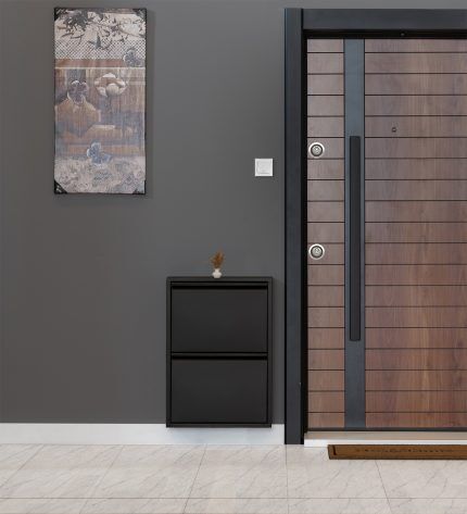 Medikaltec 2’li Metal Ayakkabılık (Siyah) | Fonksiyonel ve Estetik Görünüm