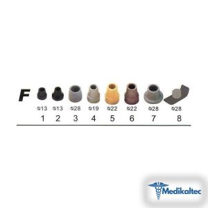 Medikaltec W1116 Baston Lastiği Kauçuk GRİ 10 Adet Medikaltec1840 - Görsel 2 (Ön görünüm)
