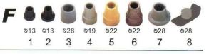 Medikaltec W1116 Baston Lastiği Kauçuk GRİ 10 Adet