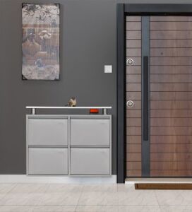 Medikaltec 2+2 Metal Ayakkabılık (Gri) | Kolay Kurulum, Dayanıklı Yapı