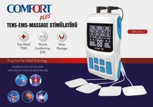 Comfort Plus DM3000 Tens Ems Masaj Cihaz - Medikaltec Tens Ems Masaj Cihazı Medikaltec9511 - Görsel 1 (Ön görünüm)