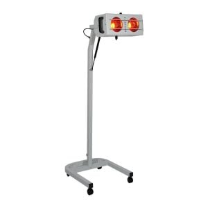 Kafesli İkili Seyyar Enfraruj Lamba Tanı - Medikaltec Kafesli İkili Seyyar Enfraruj Lamba