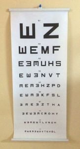 Medikaltec Göz Eşeli Işıksız - Snellen Eşeli - Karton