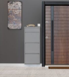 Medikaltec 3’lü Ekstra Metal Ayakkabılık (Gri) | Kullanışlı, Sağlam ve Şık