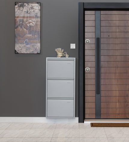 Medikaltec 3’lü Metal Ayakkabılık (Gri) | Kullanışlı, Sağlam ve Şık