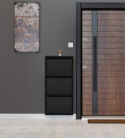 Medikaltec 3’lü Metal Ayakkabılık (Siyah) | Fonksiyonel ve Estetik Görünüm