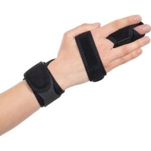 Orta Parmak Kırığı Ateli parmak ateli ec - Medikaltec Orta Parmak Kırığı Ateli Medikaltec9524 - Görsel 1 (Ön görünüm)
