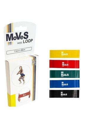 Medikaltec Kas Bacak Germe Pilates Diren - Medikaltec Kas Bacak Germe Pilates Direnç Lastiği Set 5 Renk7x5 Cmx ,5 Cm Loop