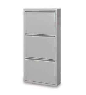 Medikaltec 3’lü Metal Ayakkabılık Geniş Gri | Göz Alıcı Tasarım ve Pratiklik