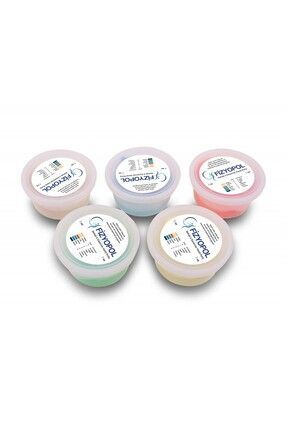 Medikaltec Putty,Fizik Tedavi El Egzersi - Medikaltec Putty,Fizik Tedavi El Egzersiz Hamuru, 3 Oz, 5 Renk Gr SetTheraflex