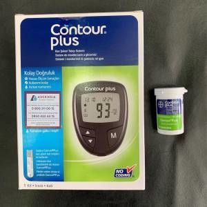 Contour PLUS Kan Şekeri Ölçüm Cihazı ve  - Medikaltec Contour Kan Şekeri Ölçüm Cihazı ve Adet Stribi