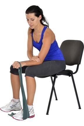 Medikaltec Egzersiz Pilates Bandı,orta D - Medikaltec Egzersiz Pilates Bandı,orta Direnç LastiğiBand 2,5 Metre Yeşil