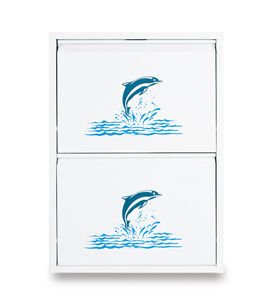 Medikaltec 2’li Metal Ayakkabılık (Beyaz-Yunus) | Fonksiyonel ve Estetik Görünüm