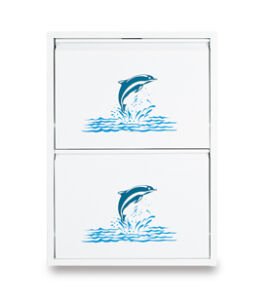 Medikaltec 2’li Metal Ayakkabılık (Beyaz-Yunus) | Fonksiyonel ve Estetik Görünüm