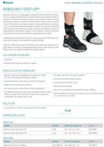 Medikaltec Rebound Foot-Up Düşük Ayak Bilekliği-Ayakkabı LARGE/XLARGE Medikaltec865 - Görsel 3 (Ön görünüm)