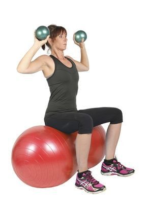 Medikaltec Ağırlık Topu 1.5 Kg - Kırmızı - Medikaltec Ağırlık Topu 1.5 Kg - KırmızıMambo Max Softmeds -