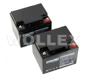 12V 40Ah Deep Cycle Akü 2 Adet Akülü Tek - Medikaltec 40Ah Deep Cycle Akü 2 Adet Akülü Tekerlekli Sandalye Yedek Parça…