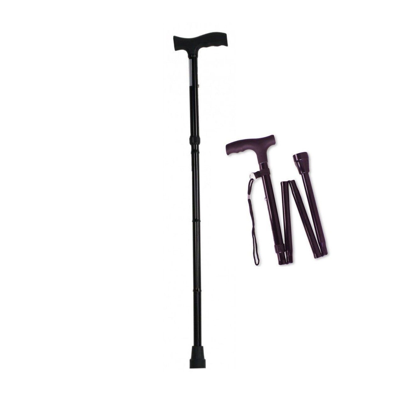 Bronz Katlanır Baston - Medikaltec Bronz Katlanır Baston