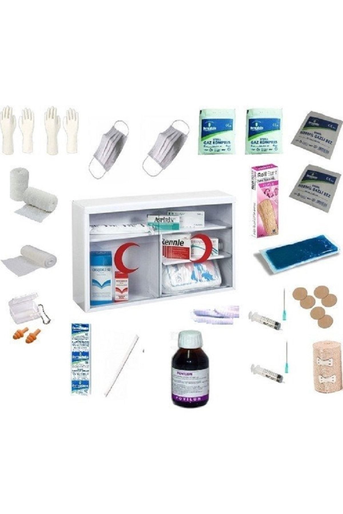 Medikaltec Plastik Ecza Dolabı Medikaltec2886 - Görsel 1 (Ön görünüm)