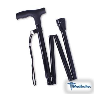 Siyan Katlanır Baston - Medikaltec Siyan Katlanır Baston Medikaltec6162 - Görsel 1 (Ön görünüm)