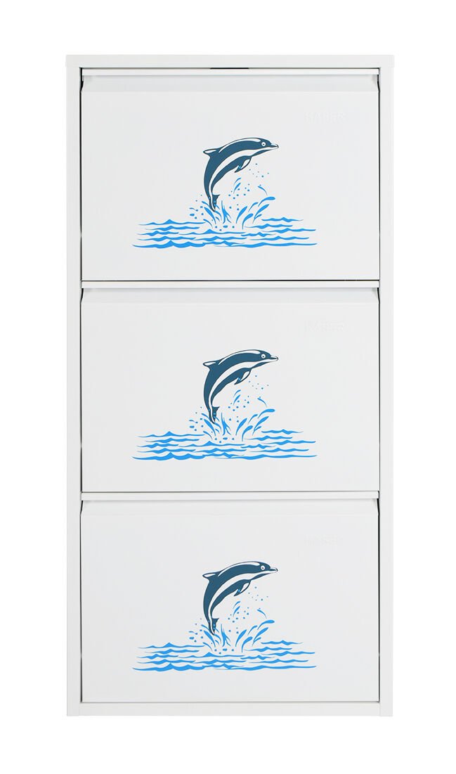 Medikaltec 3’lü Metal Ayakkabılık (Beyaz-Yunus) | Kolay Kurulum, Dayanıklı Yapı