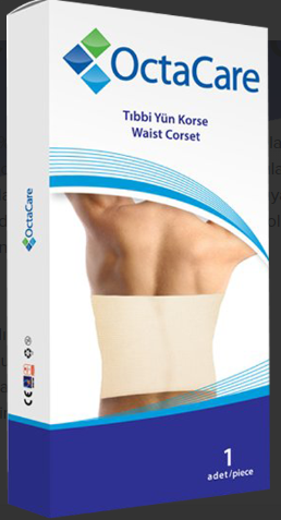 Medikaltec Yün Korse S (70-85 cm) Beden Medikaltec4896 - Görsel 1 (Ön görünüm)