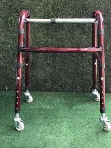 4 Tekerli Çocuk Yürüteç Katlanır yüksekl - Medikaltec 4 Tekerli Çocuk Yürüteç