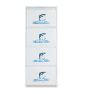 Medikaltec 4’lü Metal Ayakkabılık (Beyaz-Yunus) | Günlük Kullanım İçin İdeal