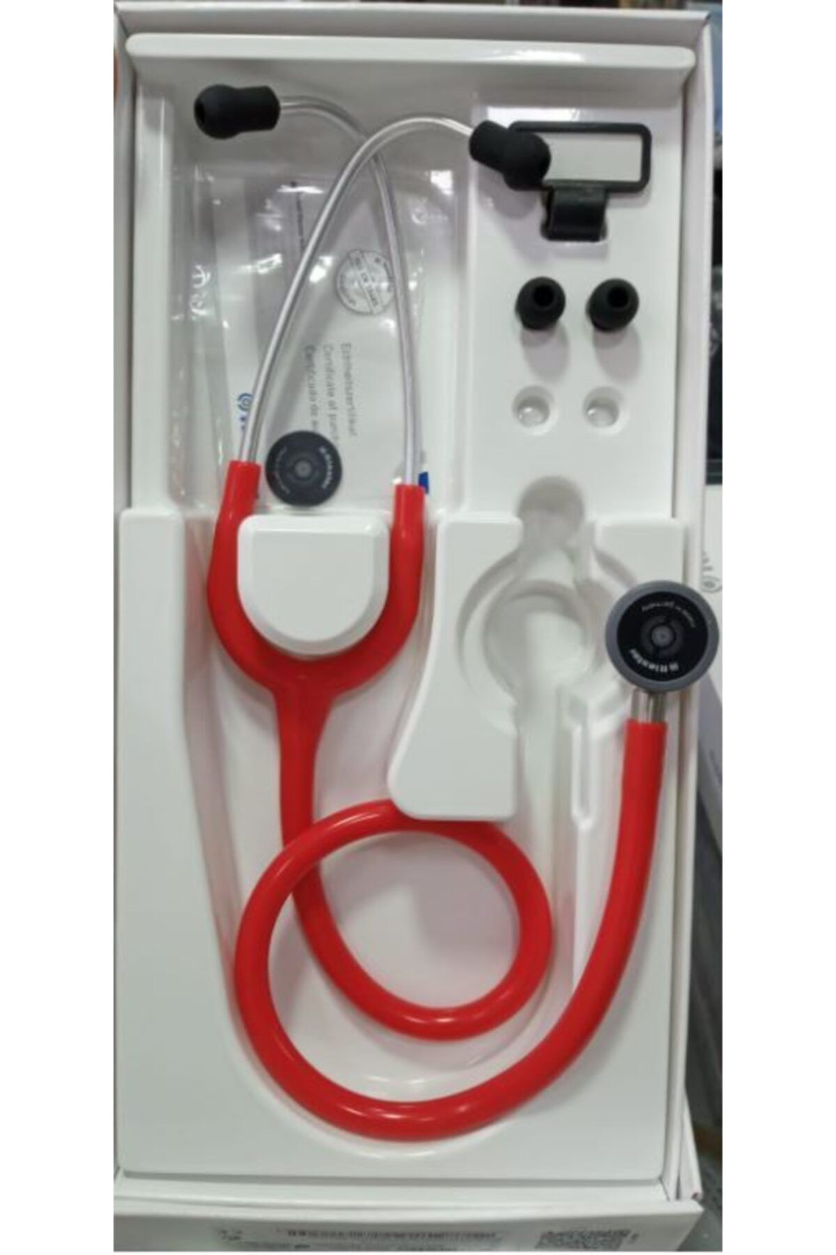 Medikaltec Yenidoğan Steteskop 4230 Pediatrik Kırmızı Stetoskop Ped.